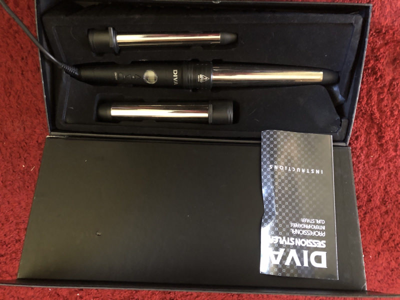Diva session styler interchangeable curl styler 63017319556738112