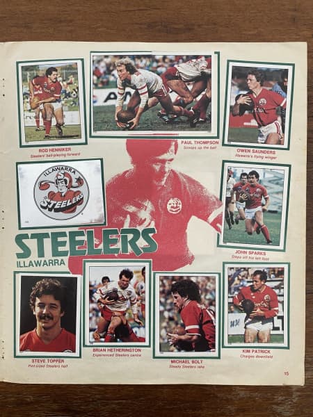 Illawarra Steelers 1982 Adults Foundation Jersey, FOUNDATION82IS