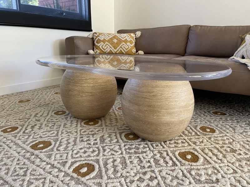 used acrylic coffee table