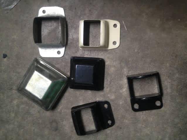 BLACK POWDER COATED STEEL POST 50*50*1.5MM*3.6M FOR FENCING TUBE63439507029891114