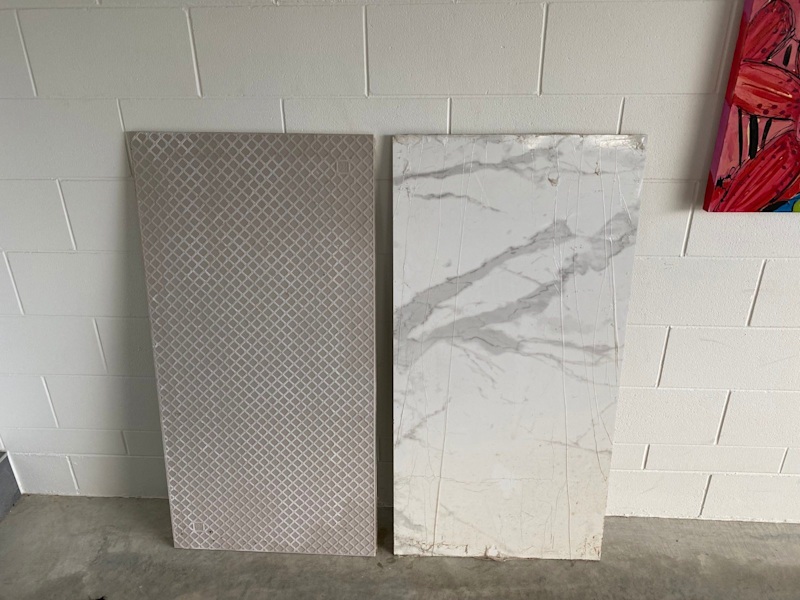 2x Slash back tiles 600 by 120063007823107201112