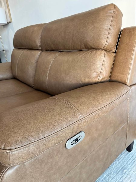 Nick Scali 2.5 seater leather recliner 62863376826497114