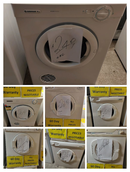 CLOTHES DRYERS X15 Priced From $14963016485142785111