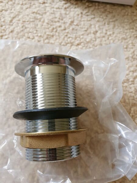 Elson Sink Plug & Waste with Rubber Plug (New)63011990980995111