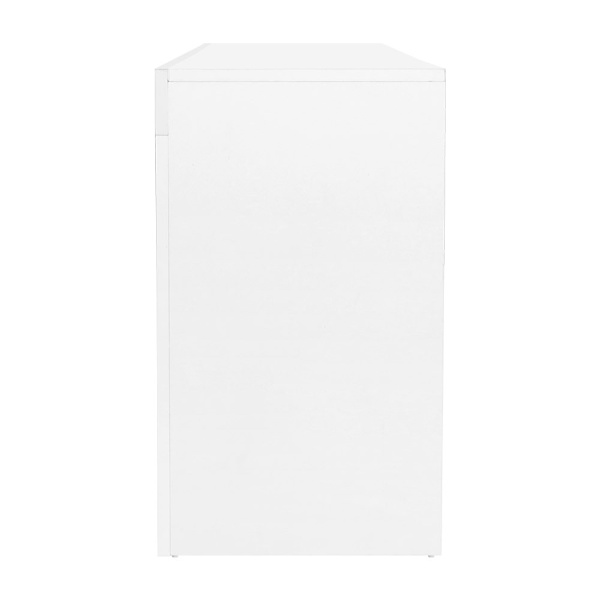 Entertainment Unit TV Cabinet LED 160cm White Bobi62863380037889114
