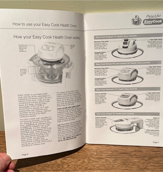 Easy Cook Health Oven Model no. E747 Multipurpose Cooker63442627721987114