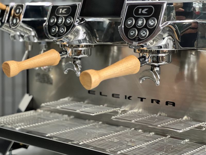 ELEKTRA EVOK 2 GROUP ESPRESSO COFFEE MACHINE NEW BLACK & STAINLESS63441986543874112