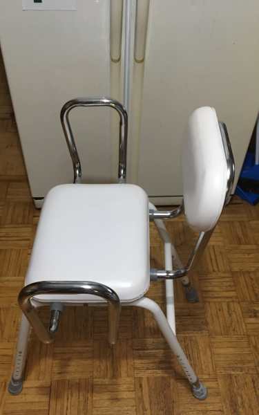 Shower Stool &Day Chair Cost$207 Best quality Comfy Padded 120kg Rated62863378422401113