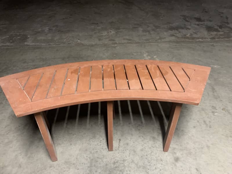 outdoor wooden bench under $100