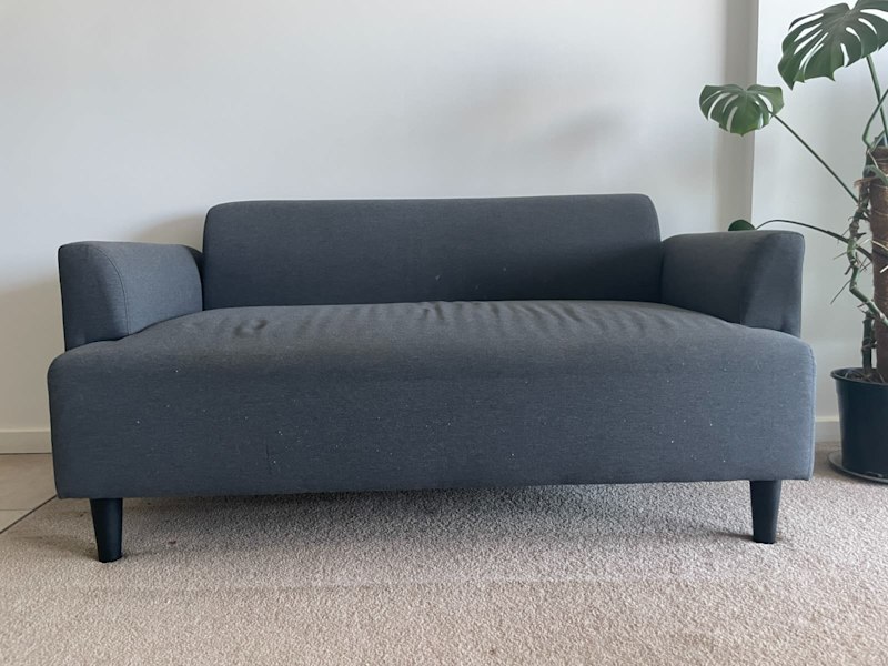 2 Seat Sofa, Dark Grey, Fabric628647245676821111