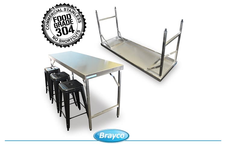 Folding Tables  Commercial Grade - Stainless Steel62863411486978111