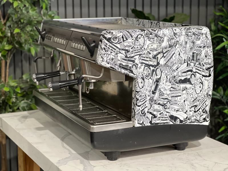 NUOVA SIMONELLI APPIA 2 GROUP ESPRESSO COFFEE MACHINE CUSTOM WRAPPED63441986493826113