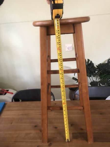 Vintage Wood Crackerjac Step Ladder