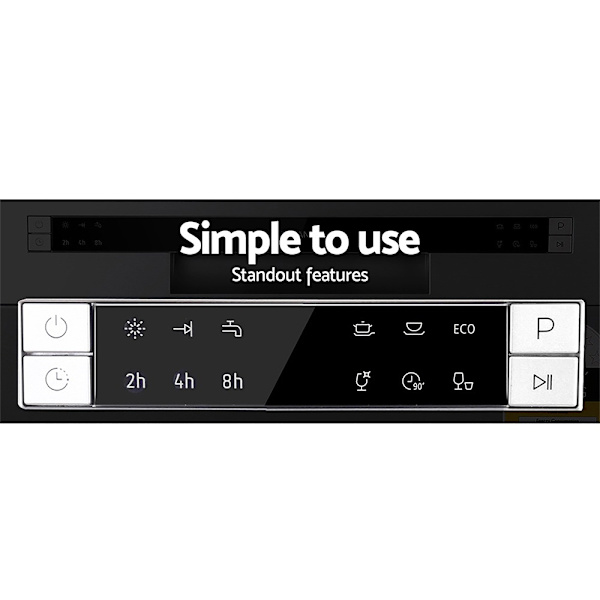 8 Place Settings Benchtop Dishwasher Sliver63014710460161112