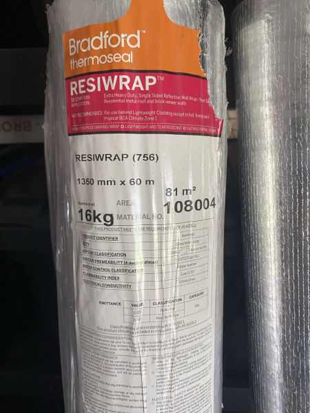 Bradford thermoseal RESIWRAP™ $30 630119913610261119