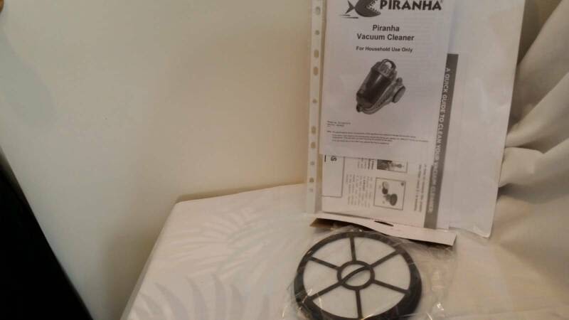 Piranha vacuum cleaner, filter, new63013787646595117