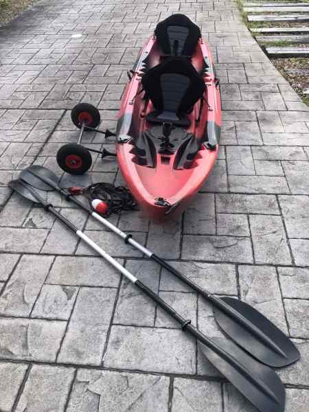 Sunfish Double Lesuire Fishing Kayak with Upgraded Fishing Chairs