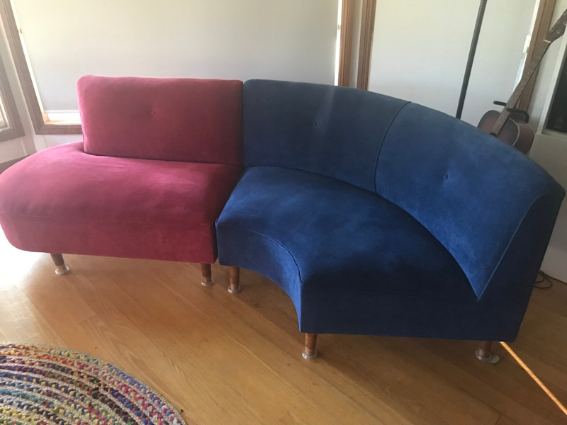 Original Vintage three piece modular sofa62863378976643111