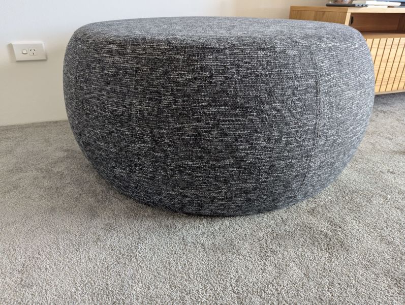 Freedom Furniture Large Oversized Round Slate Ottoman62863412170627111