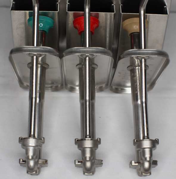 Server Stainless Steel Countertop Condiment Pump Dispenser 3 x 1.4L FP63017317987971113