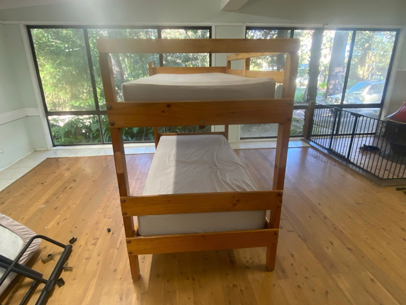 Wooden solid pine bunk bed62863373229059114