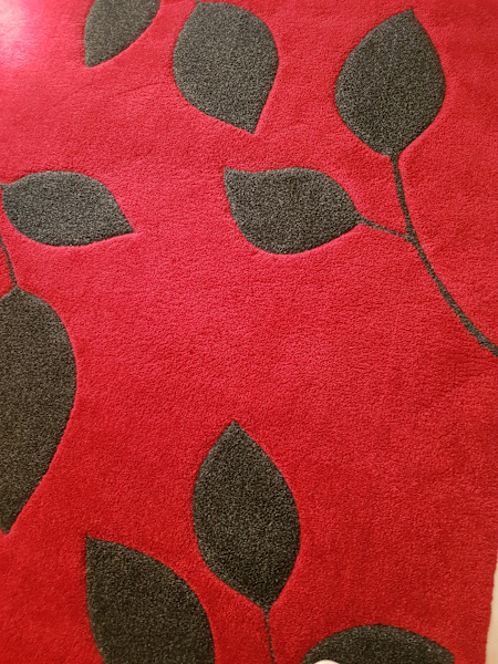 Red and black floor rug63012444779139111