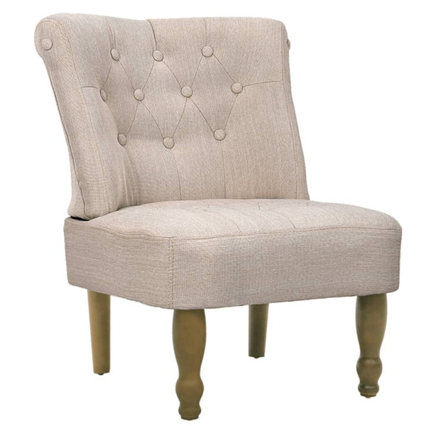 French Chair Cream Fabric...62863384618243113