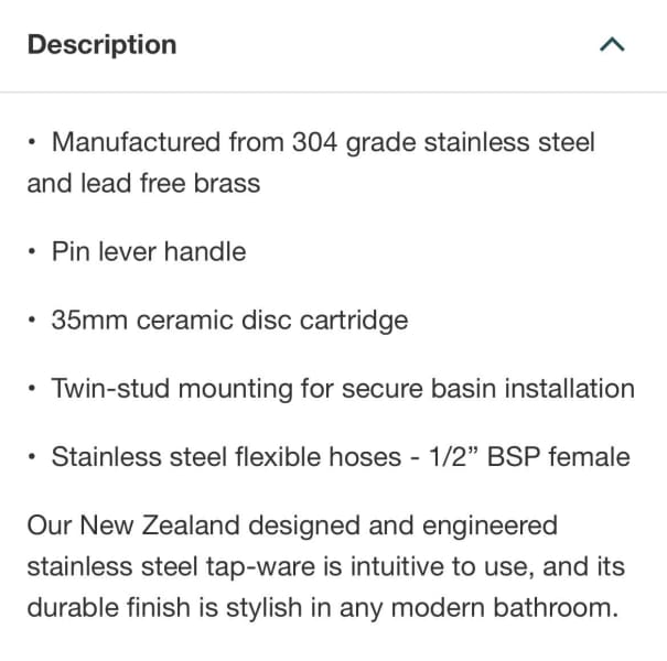 ✳️ Methven bathroom fixtures BRAND NEW UNUSED ✳️63437994988802112