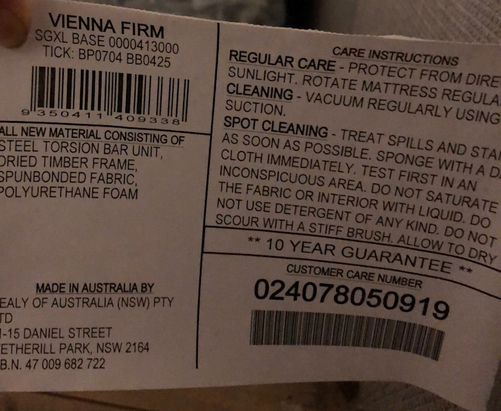 SEALY POSTUREPEDIC KING BED62863382832642114