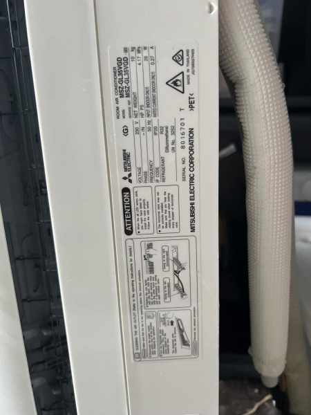 Split system ac unit 3.5kw 250$63012444610051111