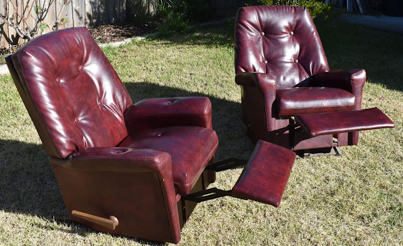 Lounge Chairs Pair - Recliner/Rocker62863372813443111