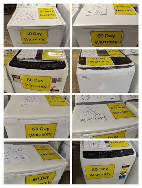 WASHERS Top Loaders All sizes From $19963016485244929112