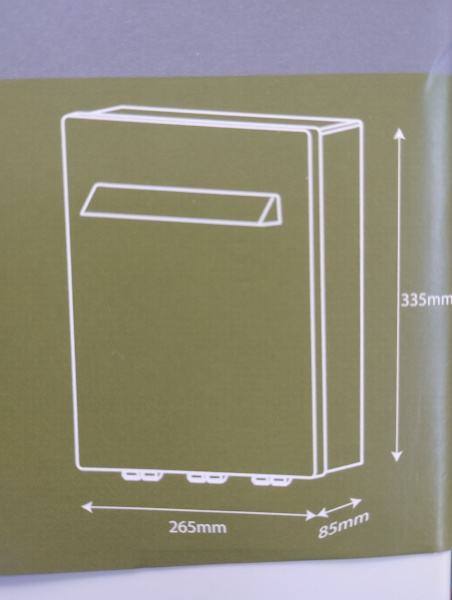 Wall Insert Letterbox63012914361217111