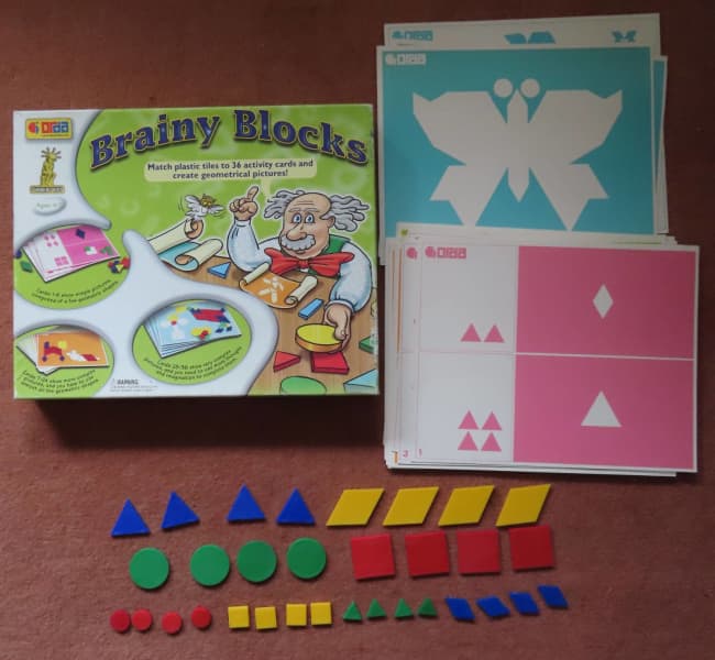 Brainy blocks 32 tiles educational toy by Orda Shapes, sizes geometry, Toys - Indoor, Gumtree Australia Hornsby Area - Asquith