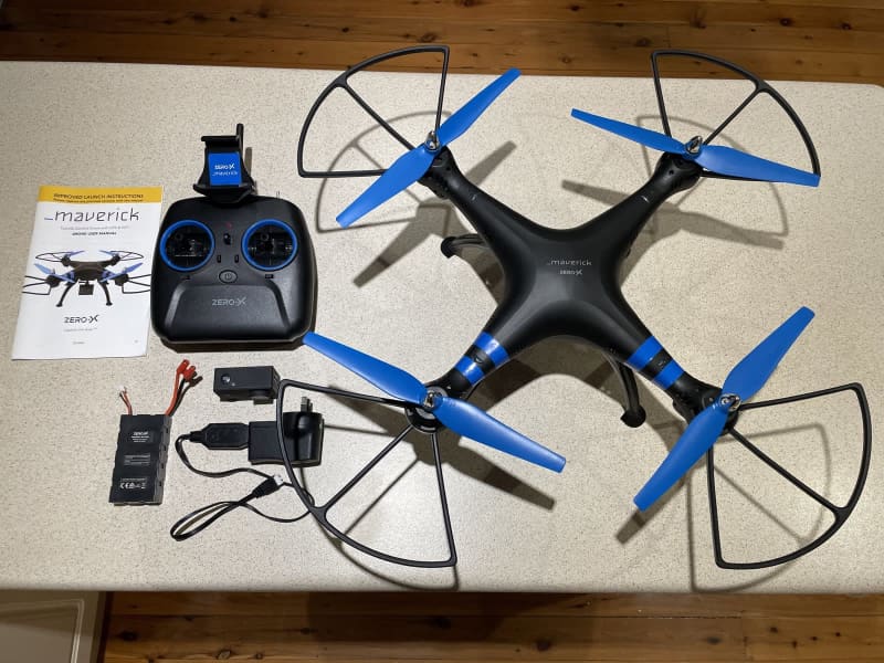 zero x maverick drone review