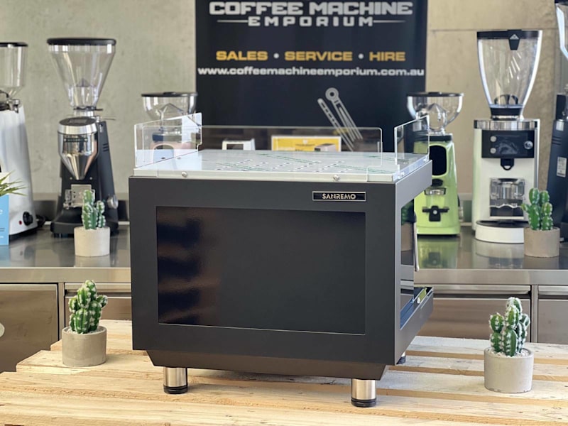 Brand New Sanremo Zoe Compact 2 Group Coffee Machine - Matt Black63016488189827113