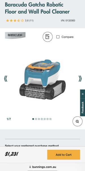 baracuda gotcha robotic pool cleaner