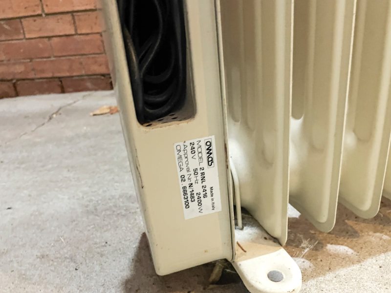 Omega Heater 2400 Watts63612126265729111