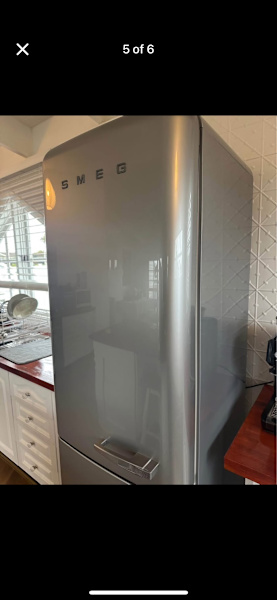 Grey Smeg Fridge & Freezer63016484717443111