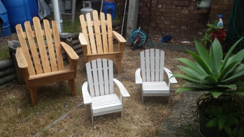 gumtree wooden garden chairs