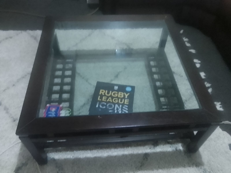 wood/polished glass table 62863410029953111