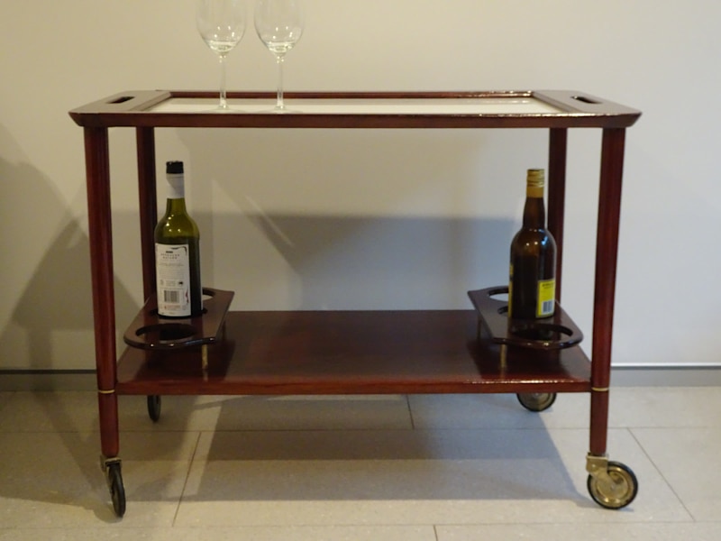 MID CENTURY RETRO DRINKS TROLLEY / BAR CART62866849286657111