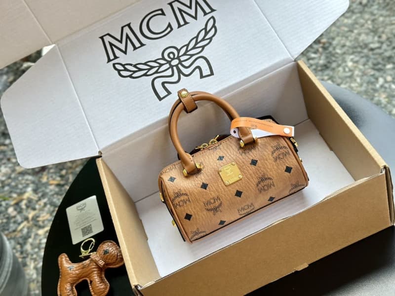 MCM, Bags, Mcm Mini Boston Bag