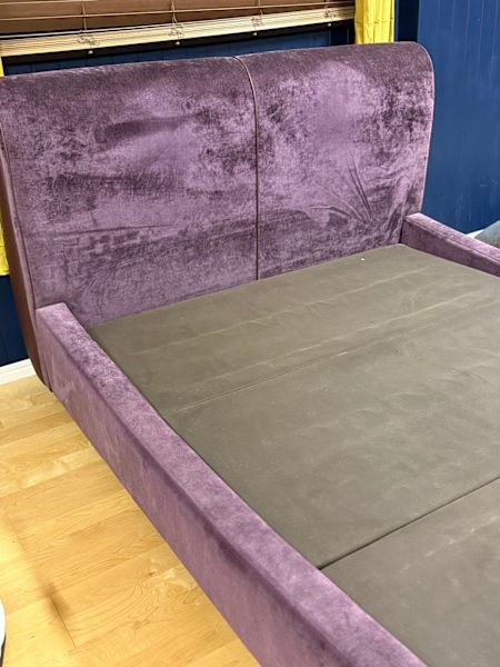 Harvey Norman Purple Velvety Queen Bed62865821089411112