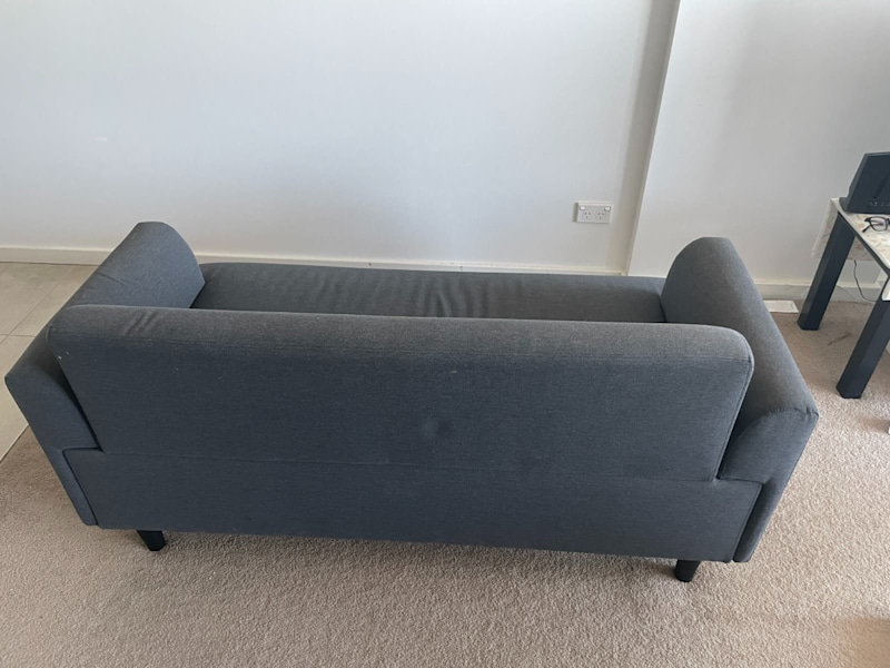 2 Seat Sofa, Dark Grey, Fabric62864724567682112