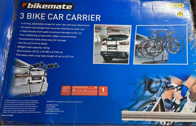 Bikemate 3 outlet bike car carrier