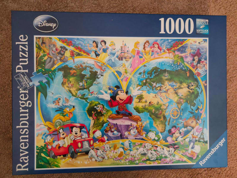 Ravensburger Midnight At The Library 1000 Piece Jigsaw Puzzle Brand New Sealed 