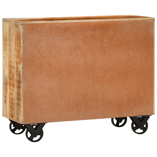 Sideboard with 3 Drawers 80x30x65 cm Solid Rough Wood Mango62863373836417112
