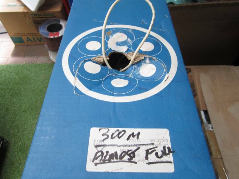 1-300 METER ROLL TELSTRA 4 CORE, (2-PAIR)  + 50 mtrs CAT 5 BLUE CABLE63007278962434111