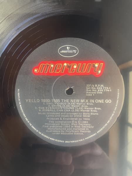 yello 1980. - 1985 the mix in one go gatefold vinyl lp | Other Books, & Games | Gumtree Australia Barossa Area - Springton | 1308108840